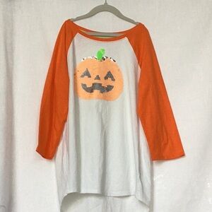 Cat and Jack Thanksgiving or Halloween top